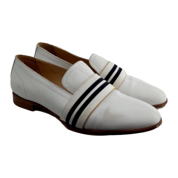 rag & bone Shoes - rag & bone White And Black Striped Loafer Size 39.5 EUC